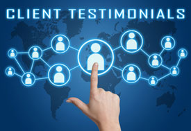 Customer testimonials for Taxfile