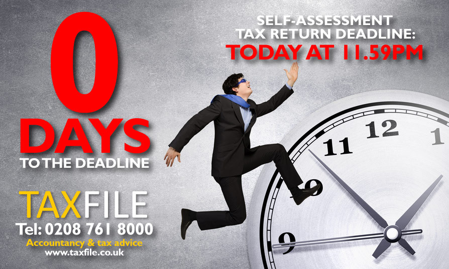 Final day to submit your Self-Assessment tax return