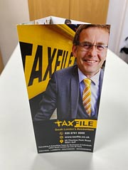 The new brochure from Taxfile - accountants and tax advisers in Tulse Hill, Dulwich, South London & the South West.
